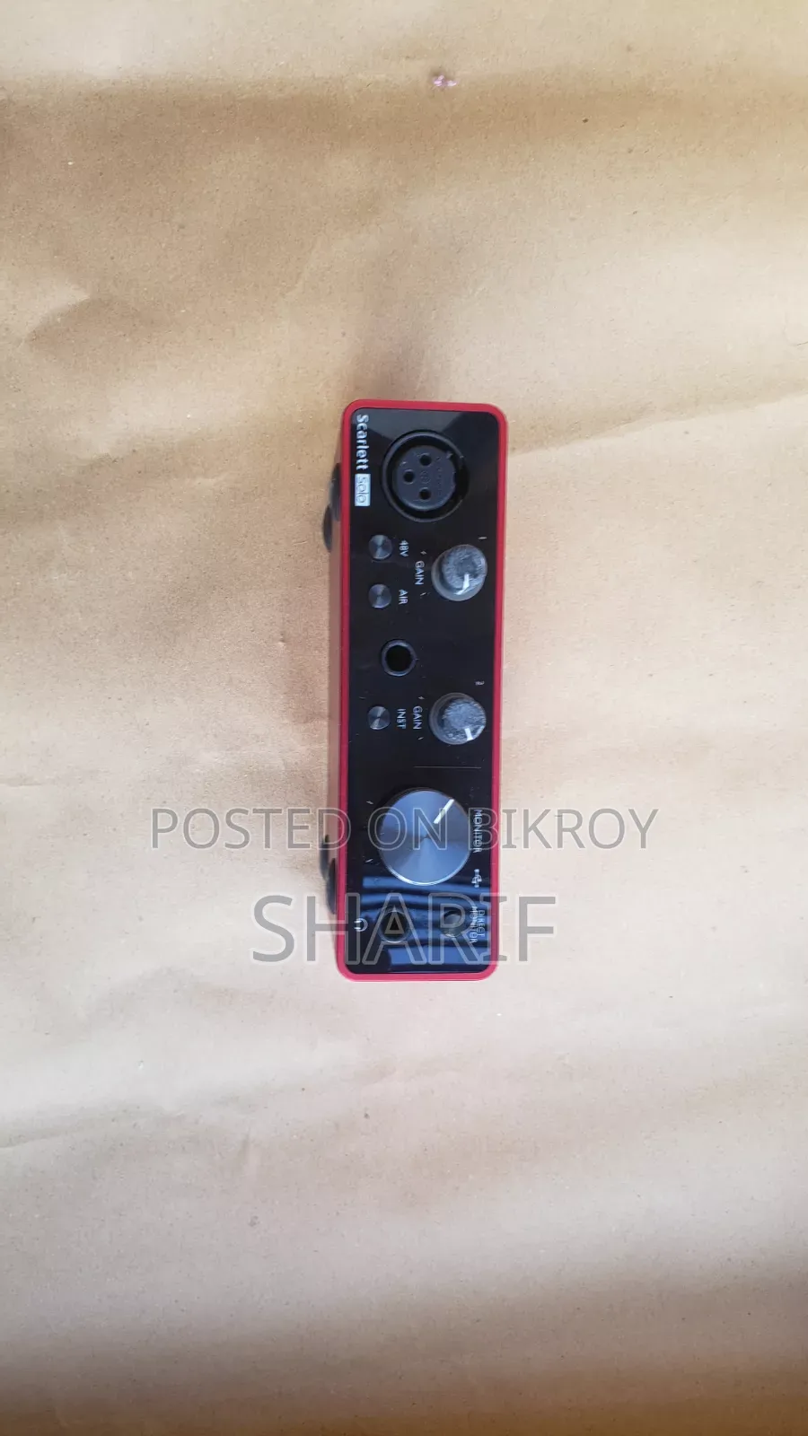 AKG P120 মাইক্রোফোন + Focusrite Scarlett Solo ৩য় জেনারেশন অডিও ইন্টারফেস – কম্বো