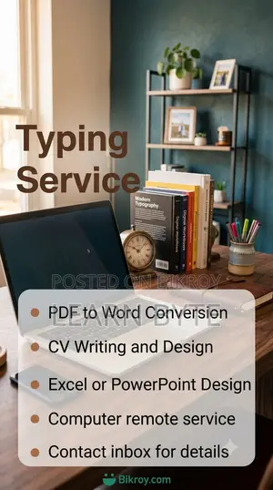 Professional Computer Remote Servicing | PDF to Word | CV Writing Etc