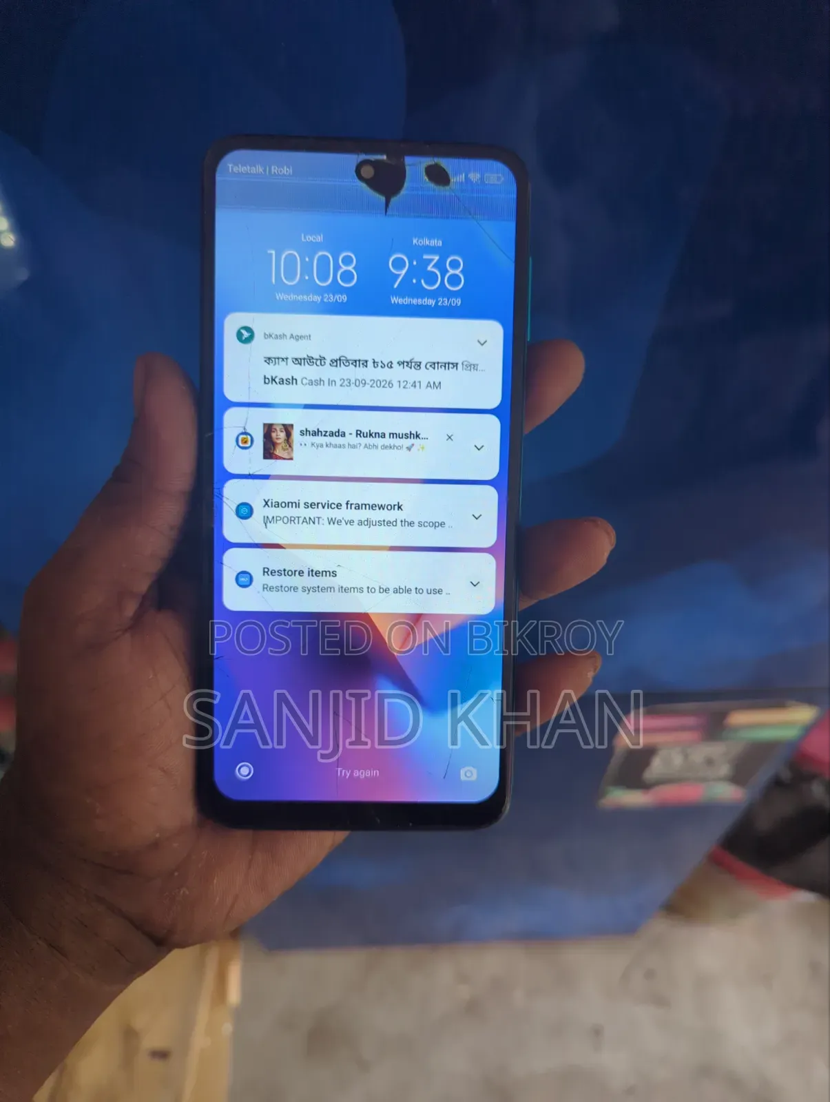 Xiaomi Redmi Note 9 Pro 64 GB Blue