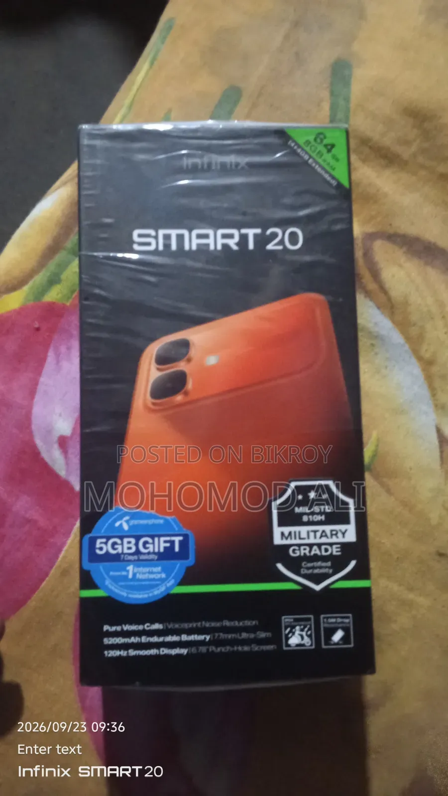 Infinix Smart 20 64 GB Black