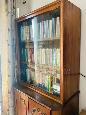 Pure Teak Wood Bookshelf / Showcase – Urgent Sale!