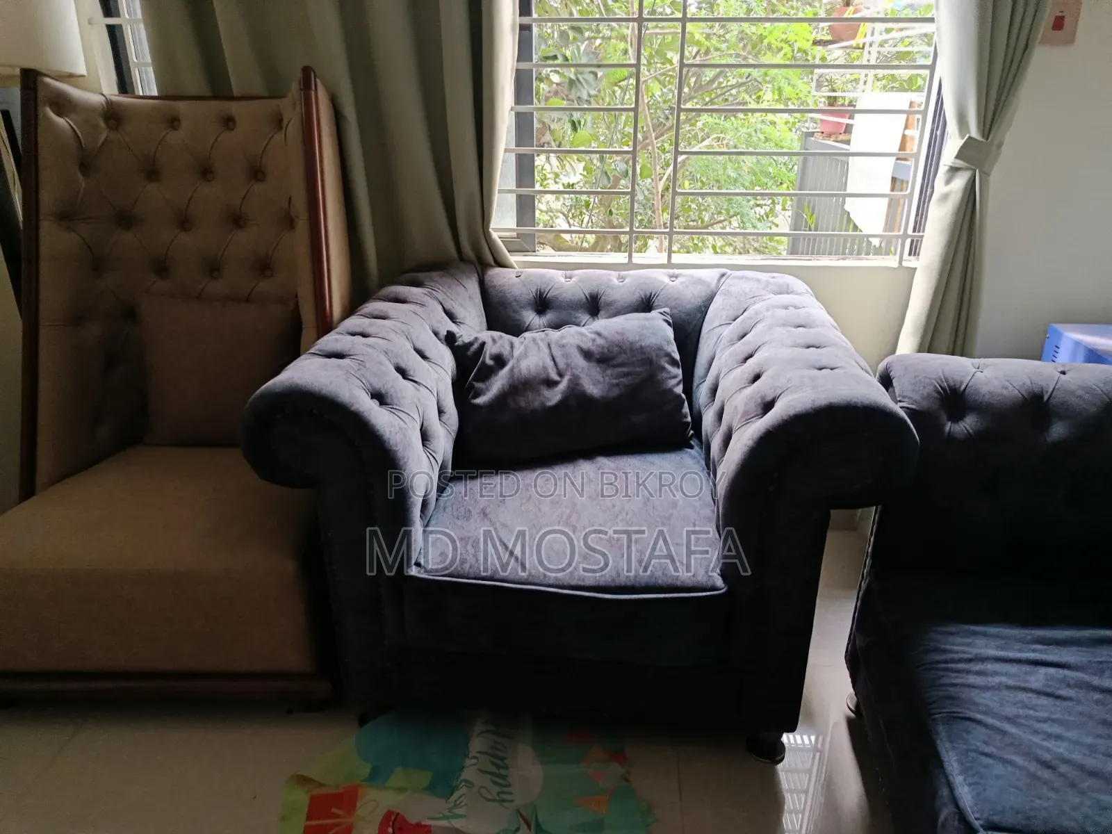 Sofa Set 2 Pieces Double and 1 Single