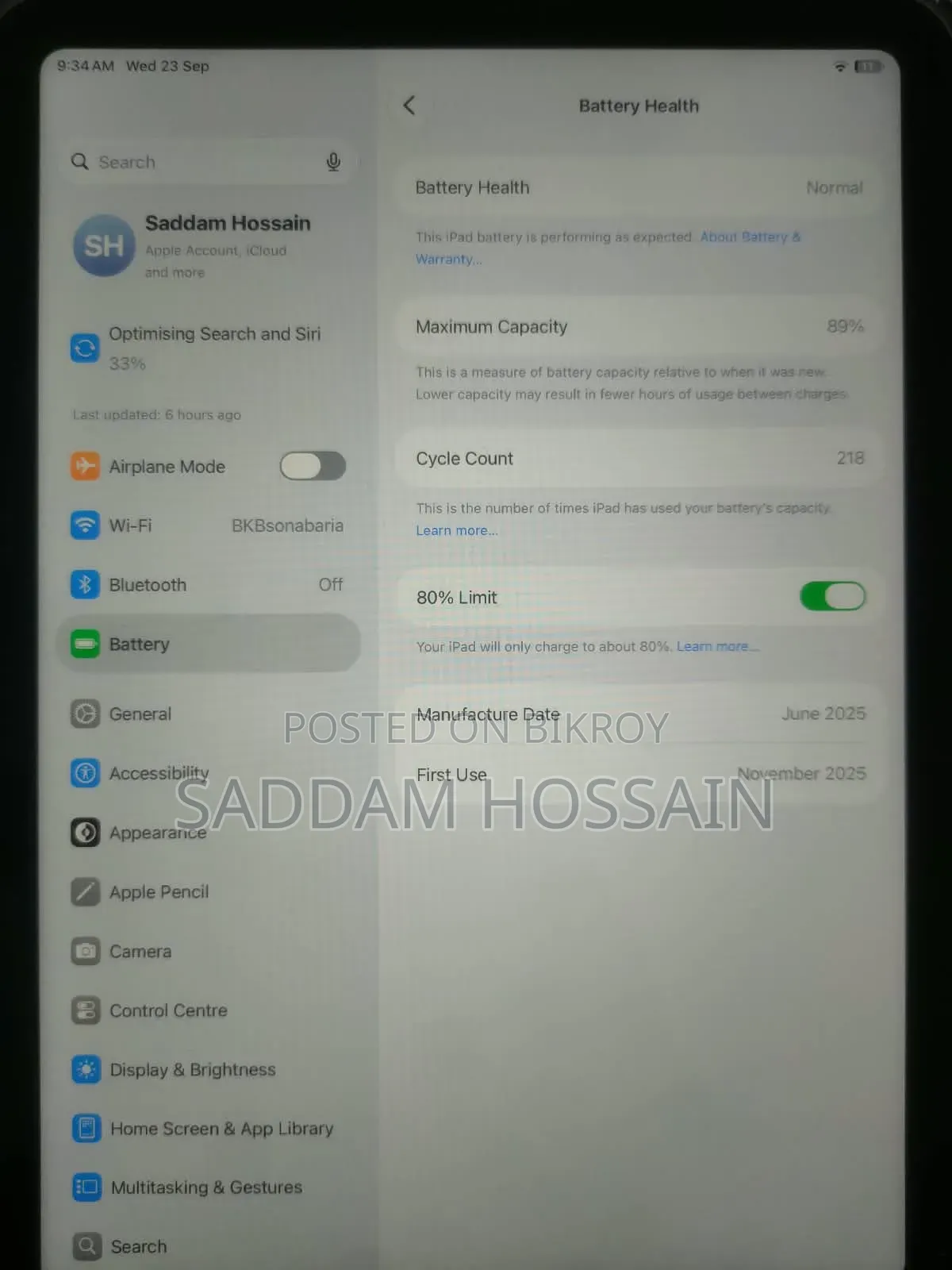 Apple iPad (2025) 128 GB Silver