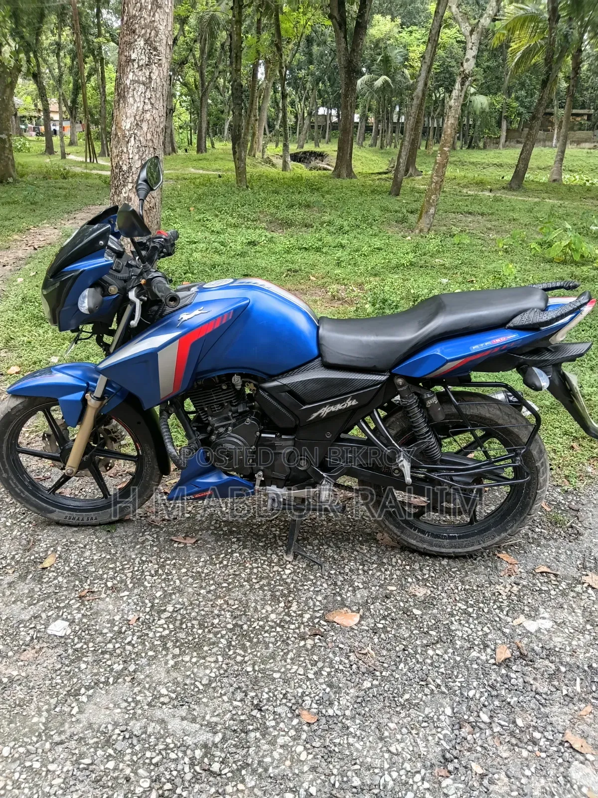 TVS Apache RTR 160 2V 2019 Blue