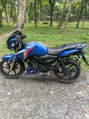 টিভিএস আপাচি আরটিআর ১৬০ টুভি ২০১৯ নীল