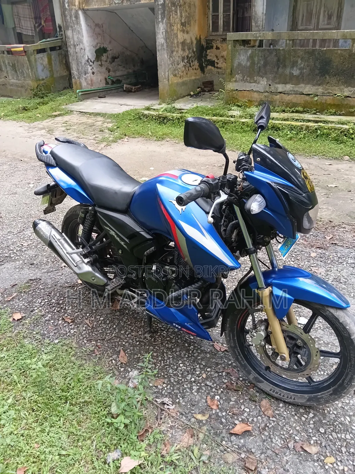 TVS Apache RTR 160 2V 2019 Blue