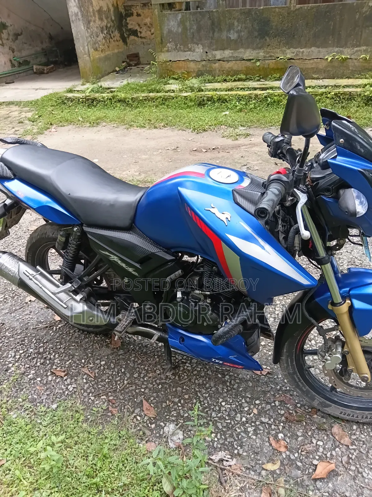 TVS Apache RTR 160 2V 2019 Blue