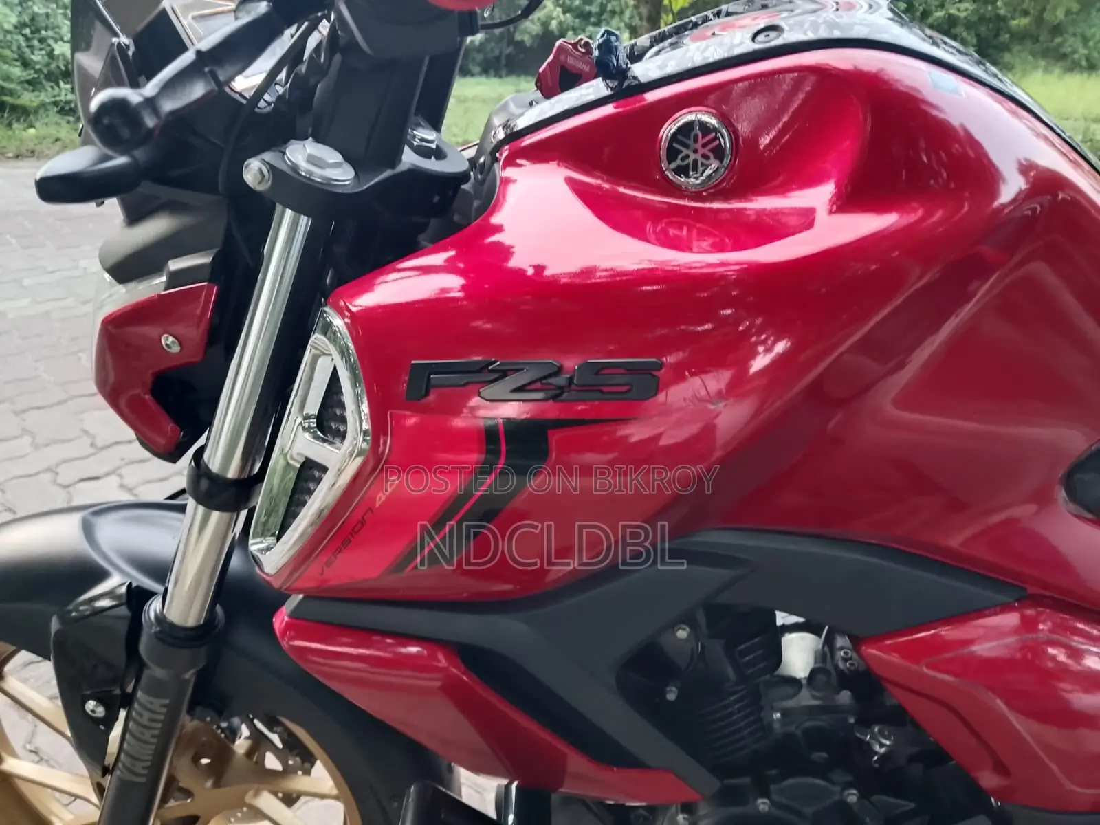 New Yamaha FZS V4 2025 Red