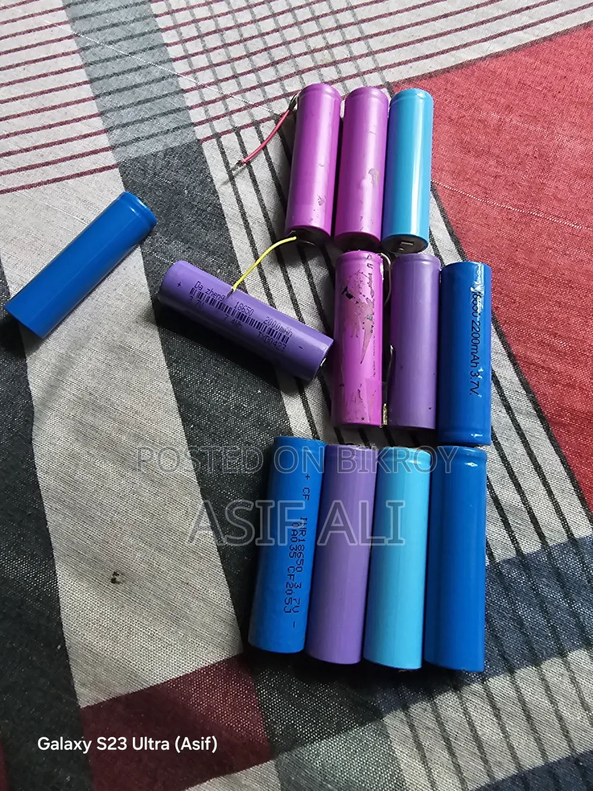 লিথিয়াম ব্যাটারি ৩.৭ ভোল্ট ল্যাপটপ সেল