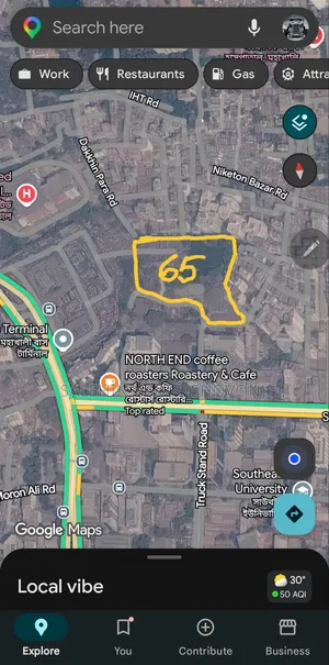 তেজগাঁও এ ৬৫ কাঠা জমি