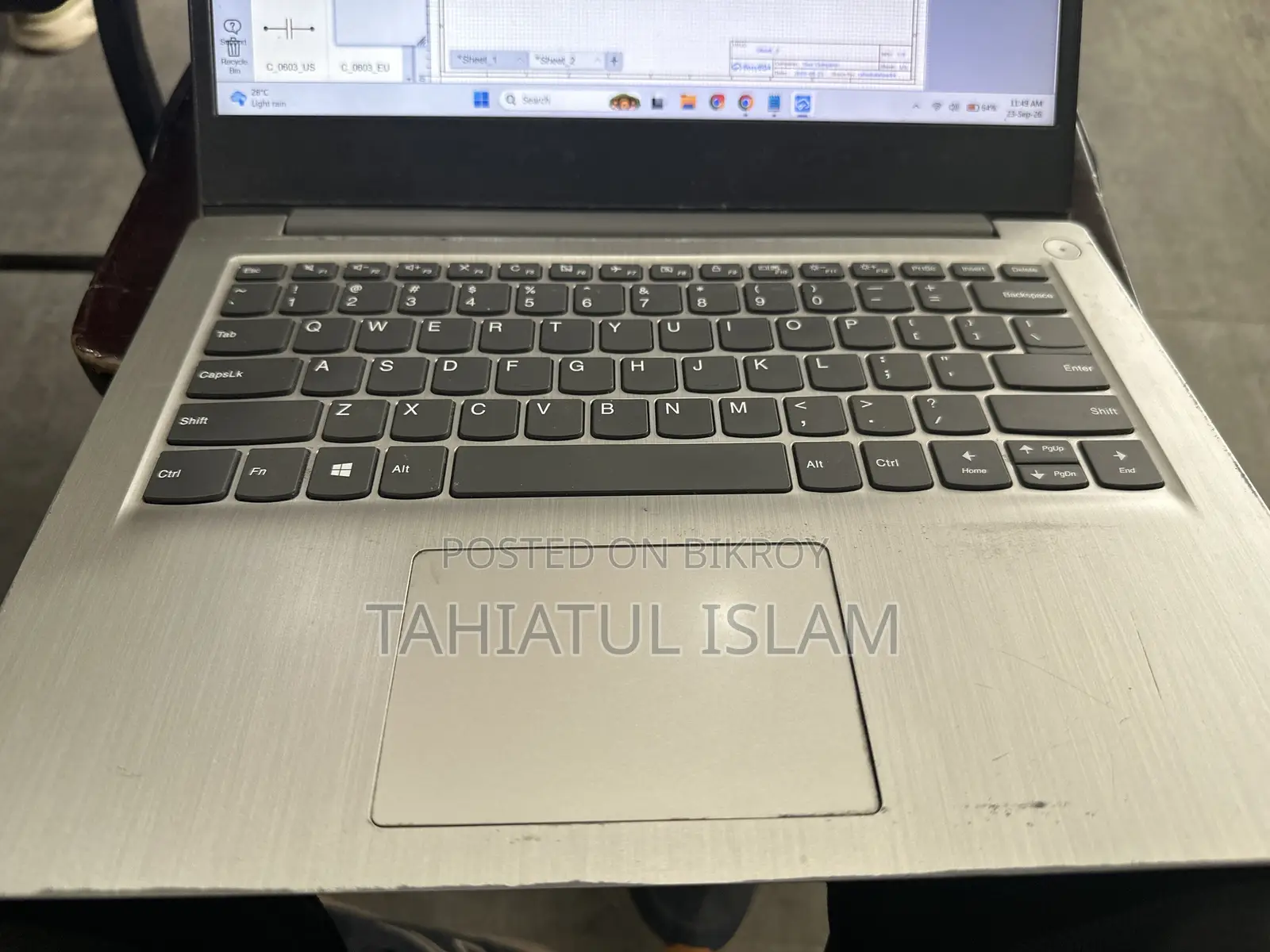 Laptop Lenovo Ideapad 3 12GB Intel Core i3 Solid State Drive 256GB