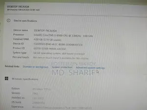 Desktop Computer HP ProDesk 400 G4 4GB Intel Core i5 SSD 256GB
