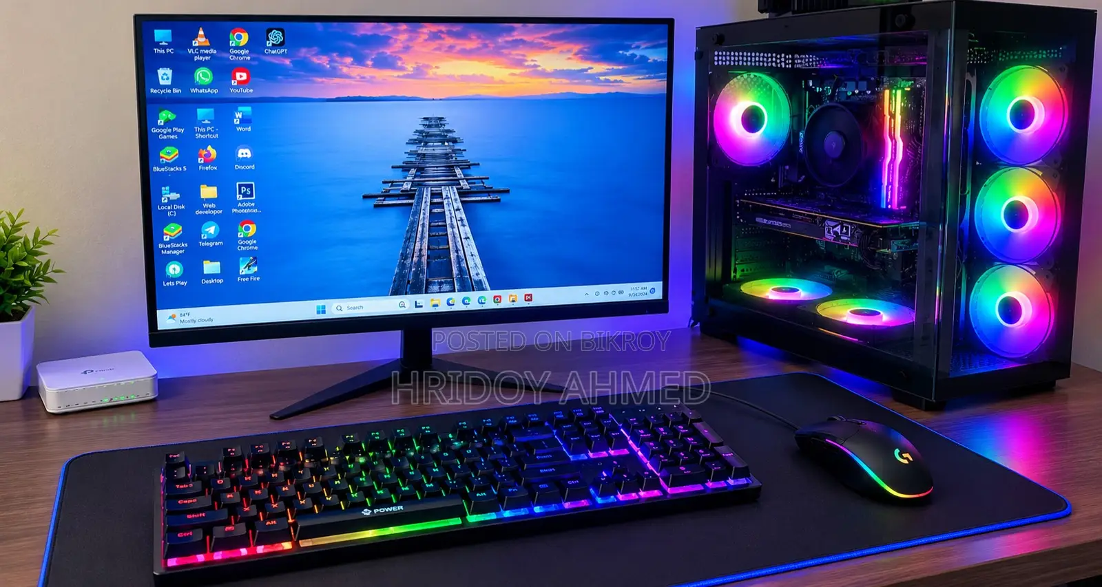 Desktop Computer Gigabyte GB-BACE-3000 8GB AMD Ryzen SSD 256GB