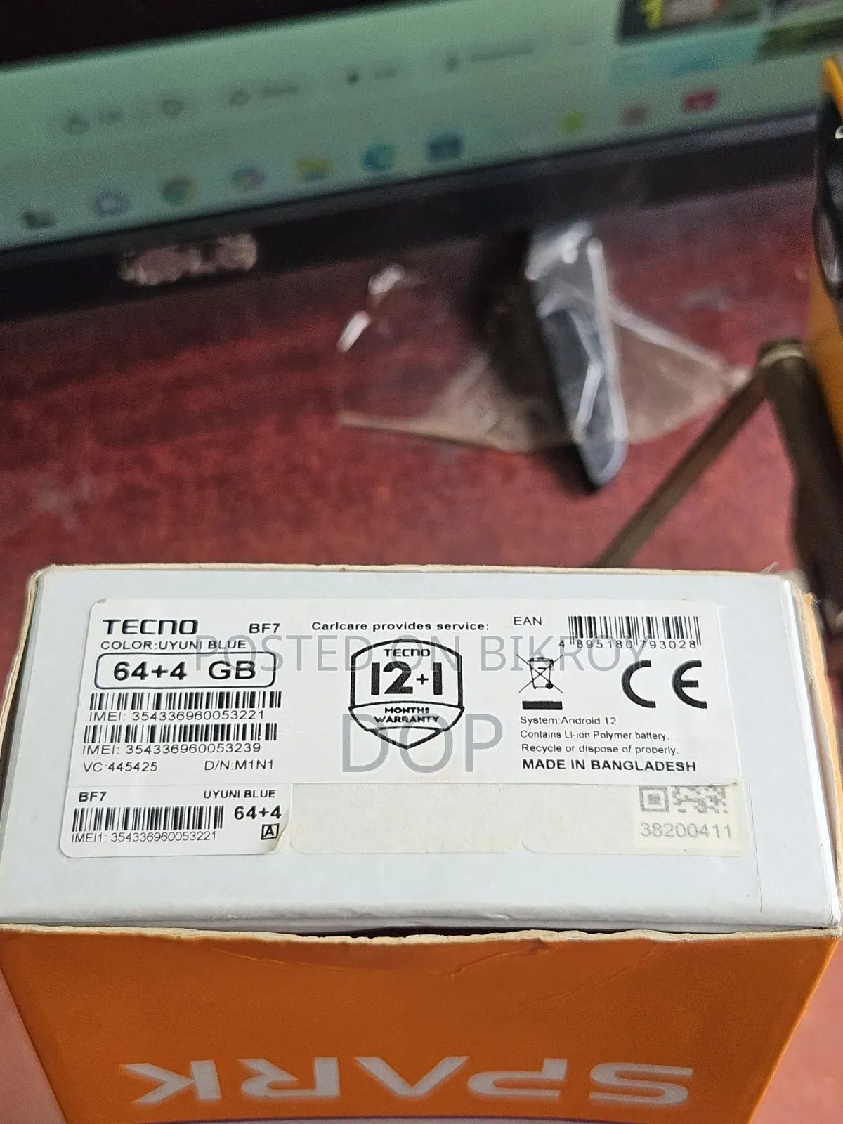 Tecno Spark Go 64 GB Orange