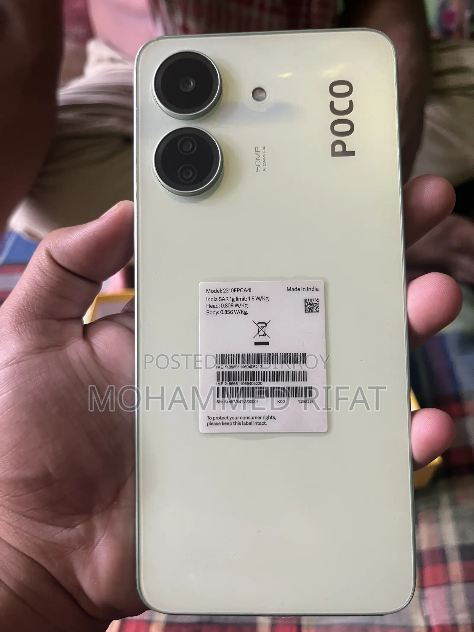 Xiaomi Poco C65 128 GB Gray