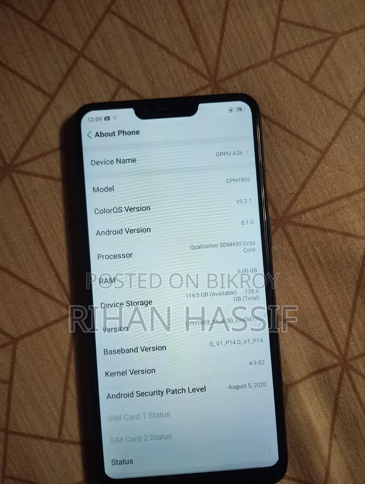 Oppo A3s 64 GB Blue