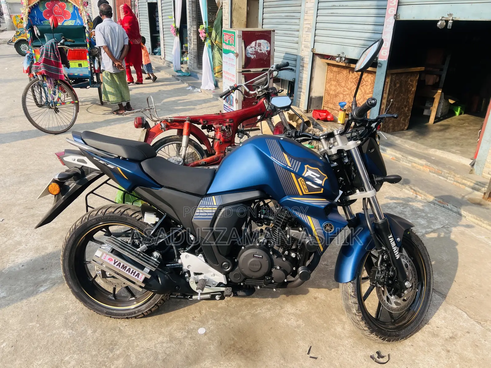New Yamaha FZS V2 2026 Blue