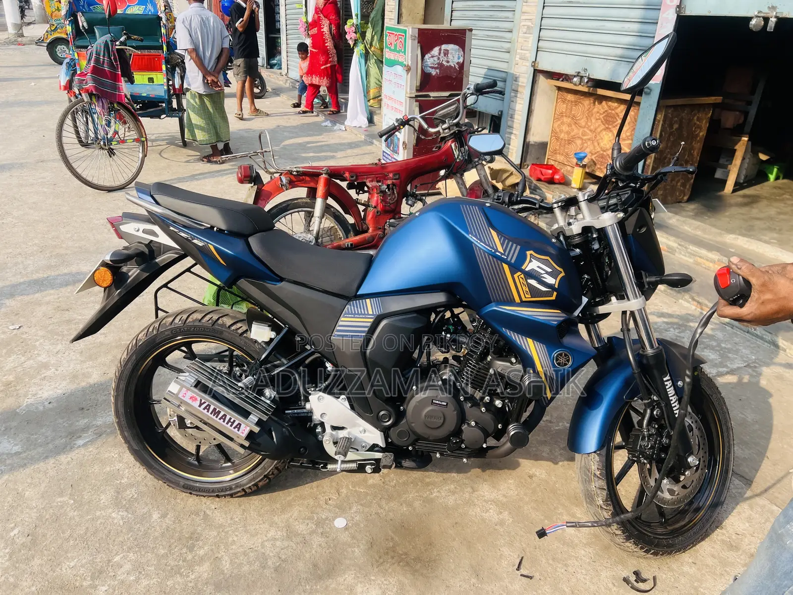 New Yamaha FZS V2 2026 Blue