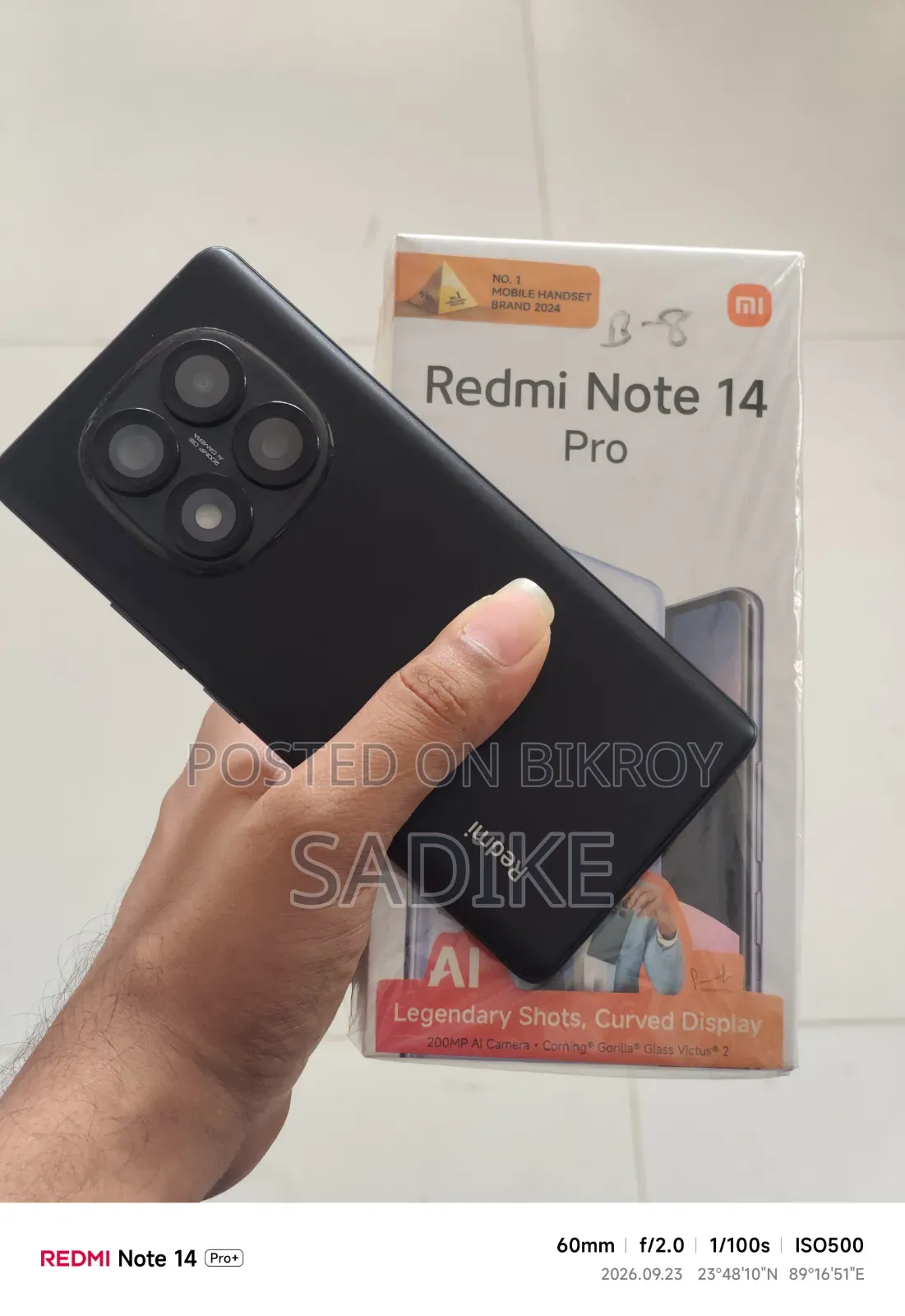 Xiaomi Redmi Note 14 Pro 256 GB Black