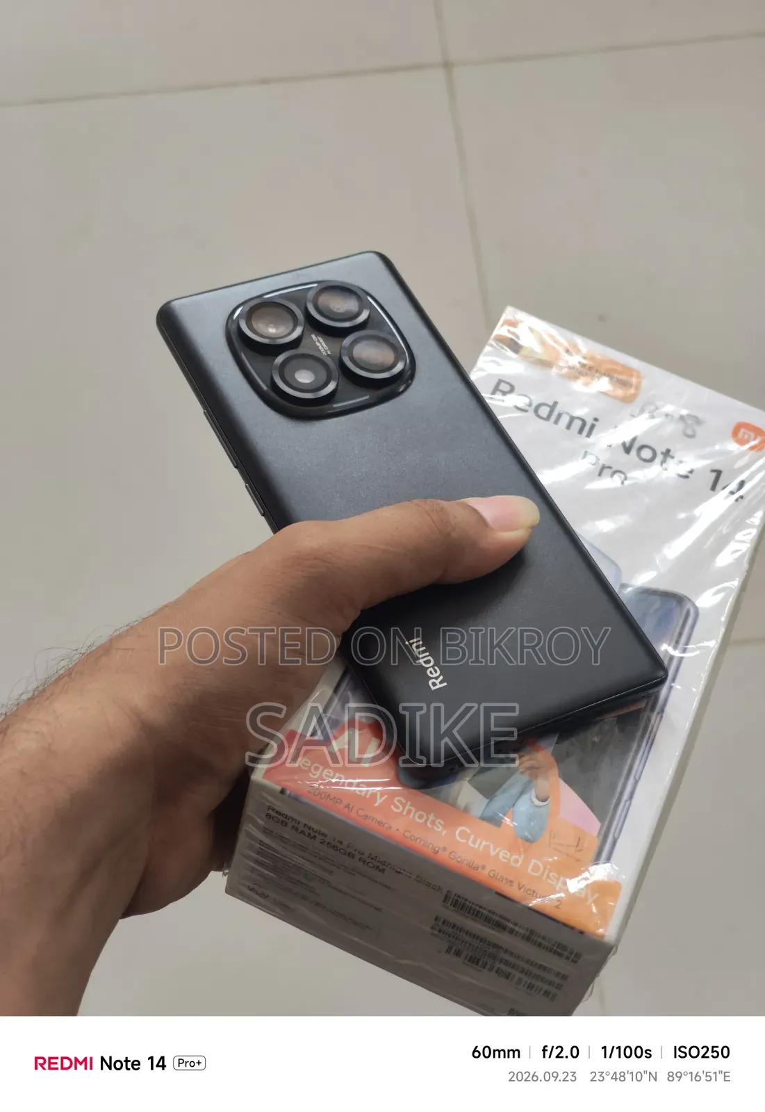 Xiaomi Redmi Note 14 Pro 256 GB Black