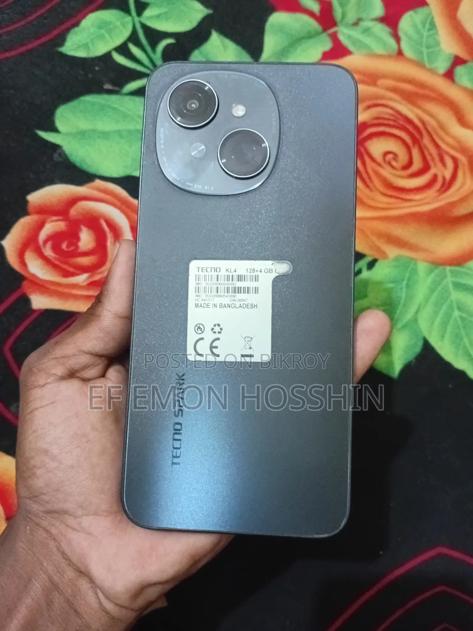 Tecno Spark Go 128 Gigabytes Black