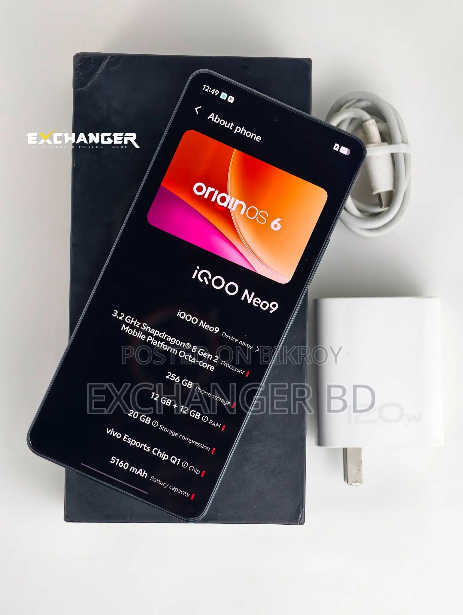 iQOO 256 GB Black