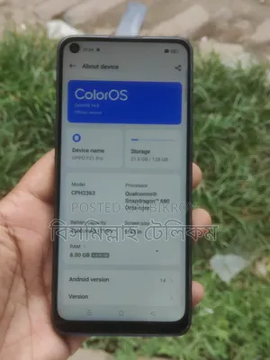 ওপ্পো এফ২১ প্রো ১২৮ জিবি ব্ল্যাক
