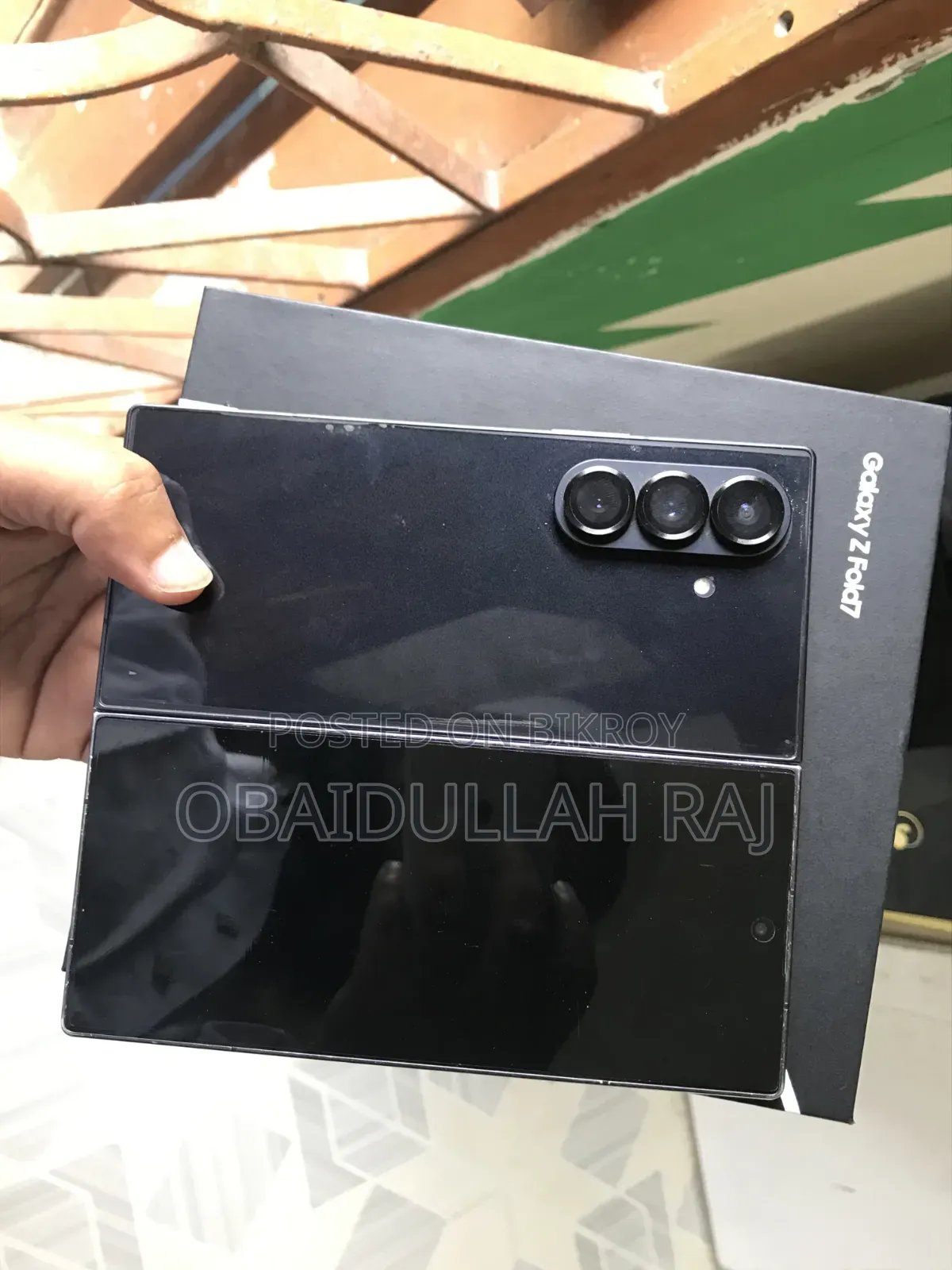 স্যামসাং গ্যালাক্সি জেড ফোল্ড৭ ৫১২ জিবি কালো
