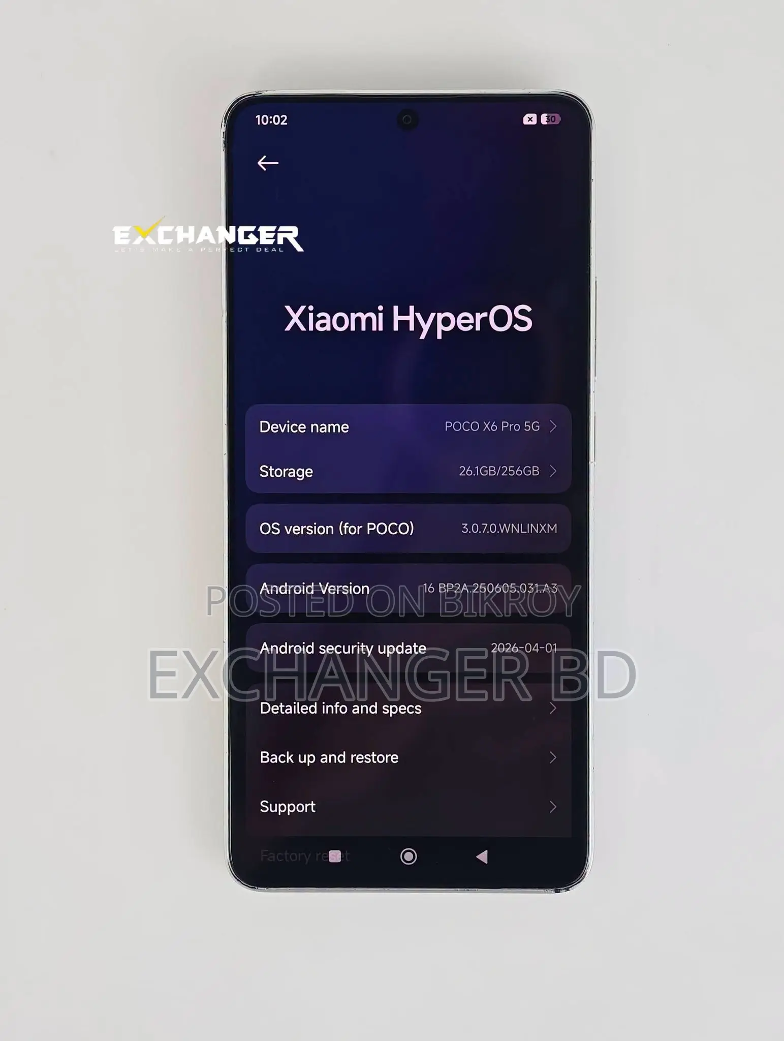 Xiaomi Poco X6 Pro 256 GB Gray