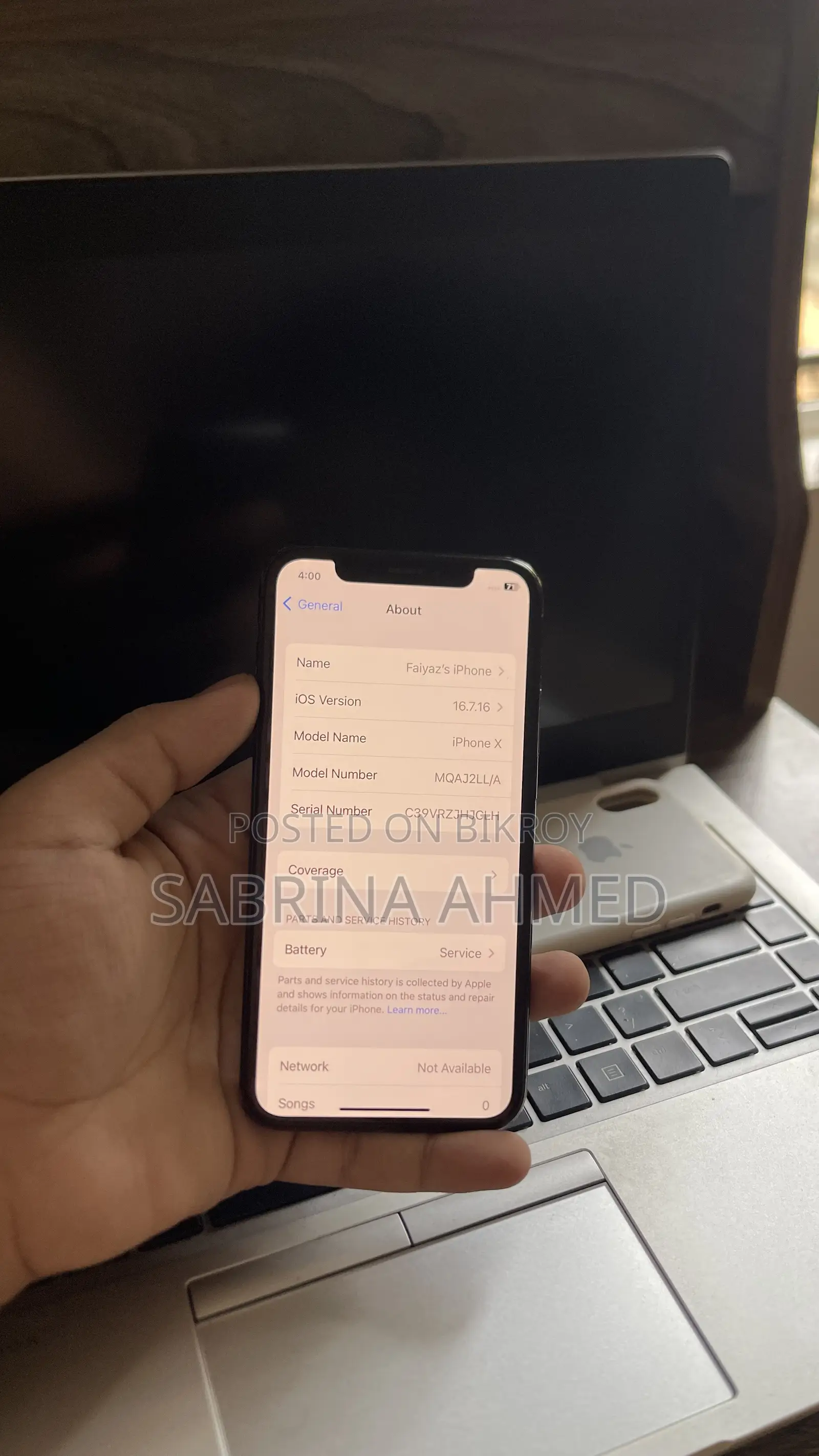 Apple iPhone X 64 GB Black