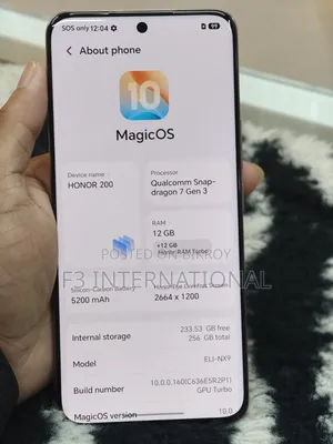 Honor 200 256 GB Black