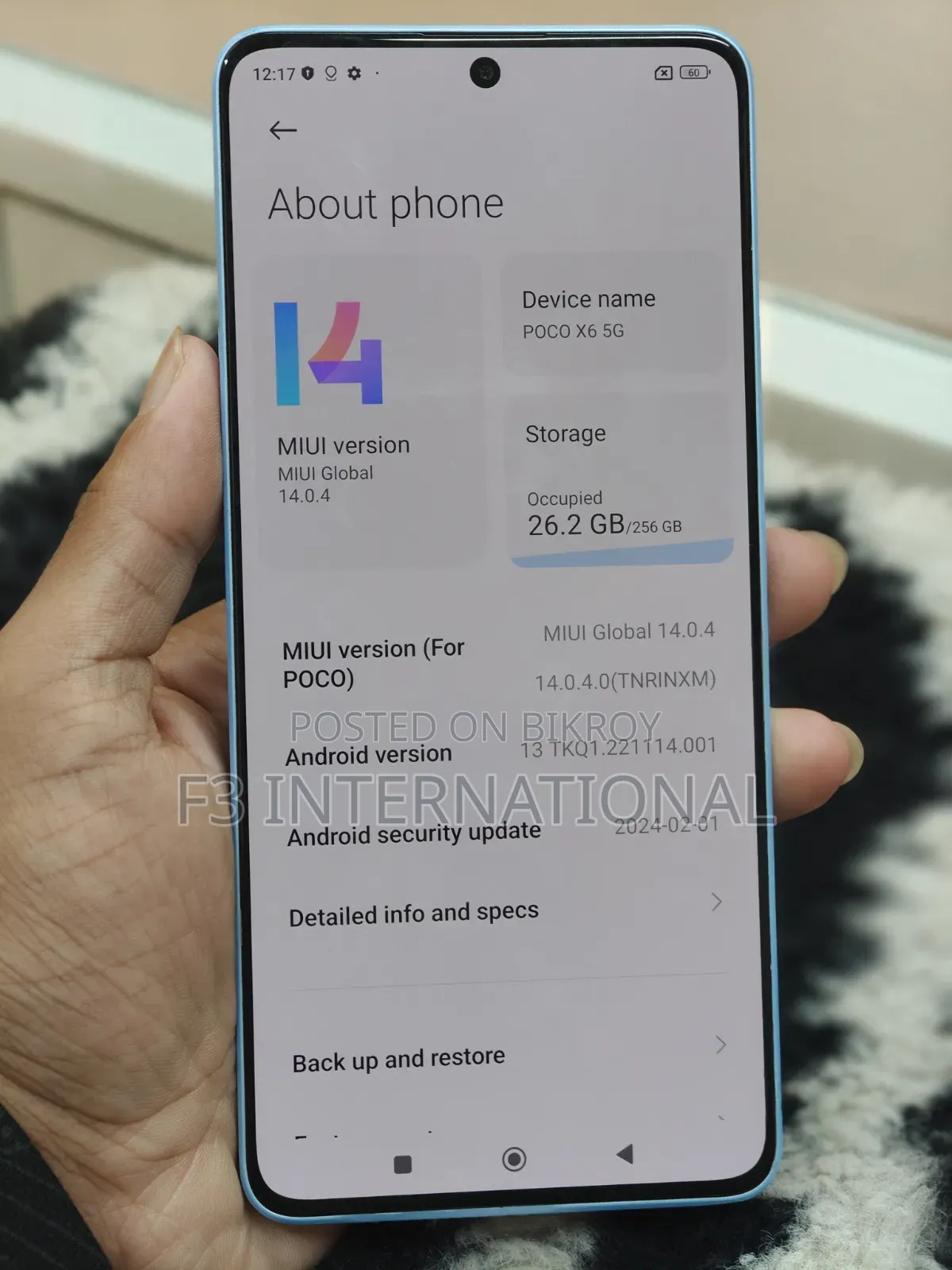 Xiaomi Poco X6 256 GB Green