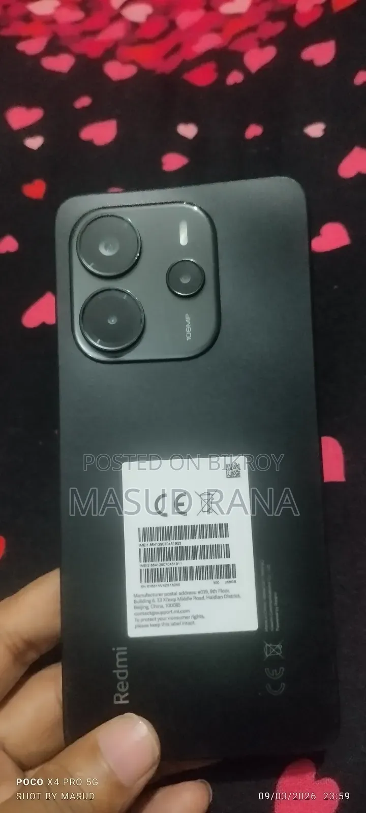 Xiaomi Redmi Note 14 4G 128 GB Black