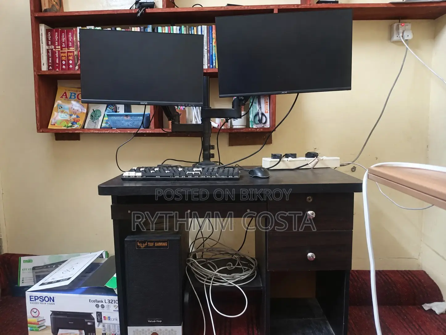 Desktop Computer Asus 48GB AMD Ryzen 5 HDD+SSD 512GB