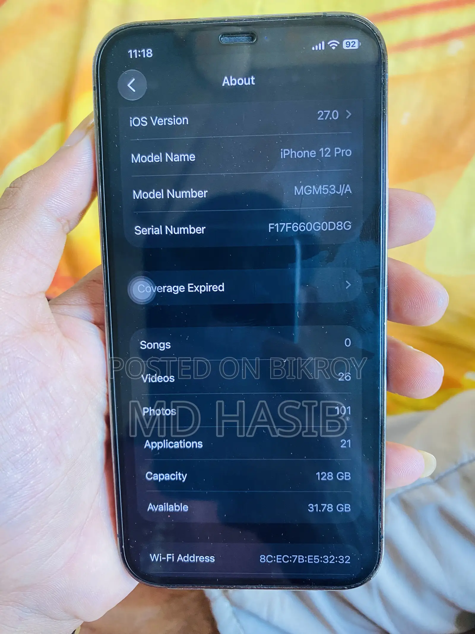 Apple iPhone 12 Pro 128 GB Black