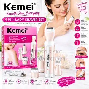 Kemei 4-in-1 Women’s Personal Grooming Kit KM-3024
