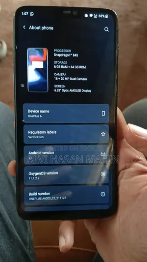 OnePlus 6 64 GB Black