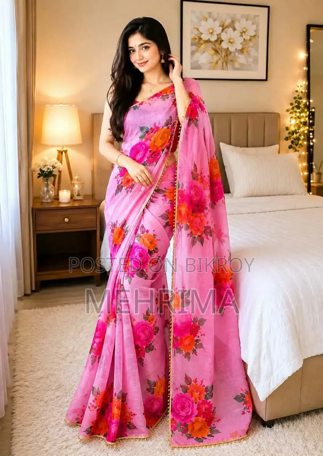 Georgette Saree with Blouse Piece