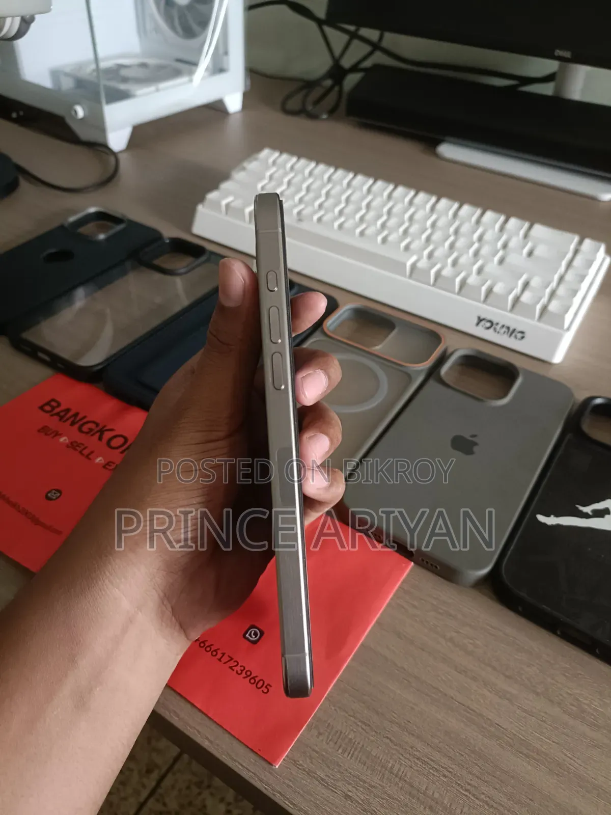 অ্যাপল আইফোন ১৫ প্রো ম্যাক্স ২৫৬ জিবি সিলভার