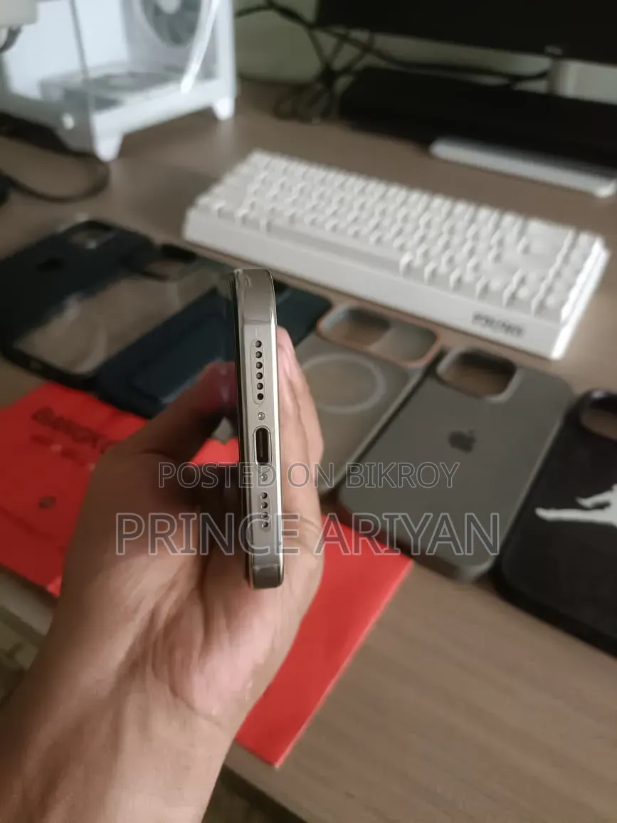 অ্যাপল আইফোন ১৫ প্রো ম্যাক্স ২৫৬ জিবি সিলভার