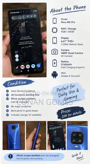 Xiaomi Poco M2 Pro 64 GB Blue
