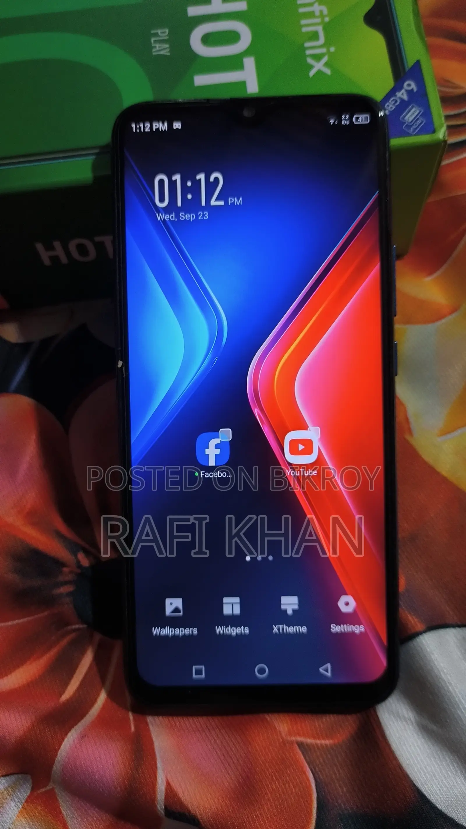 Infinix Hot 10 Play 64 GB Blue