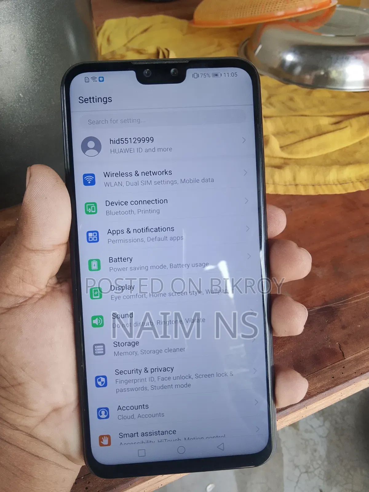 Huawei Y9 128 GB Gray