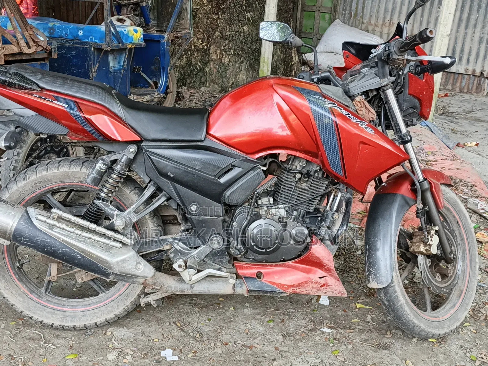 TVS Apache RTR 160 2V 2018 Red