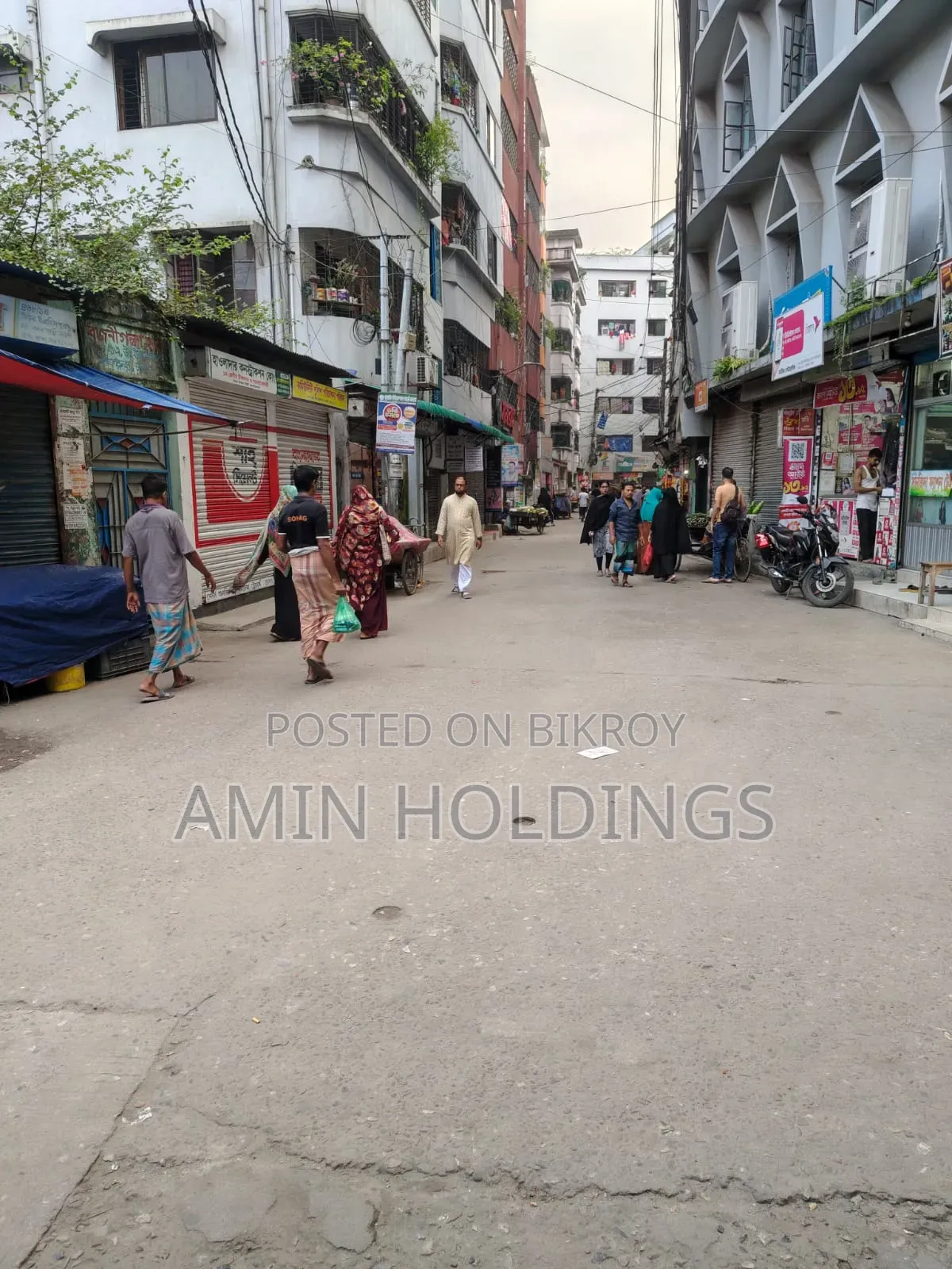 Commercial 4-Story Building for Sale on 3.30 Katha Land on Rampura Main Road