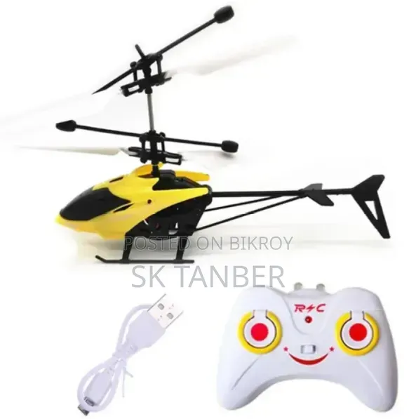 Two-Channel Suspension RC Helicopter Toy Remote Control Aircraft