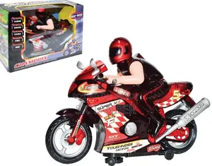 Toy Motorcycle Lighting and Music Operated by Battery for Kids