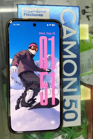 New Tecno Camon 50 256 GB Black