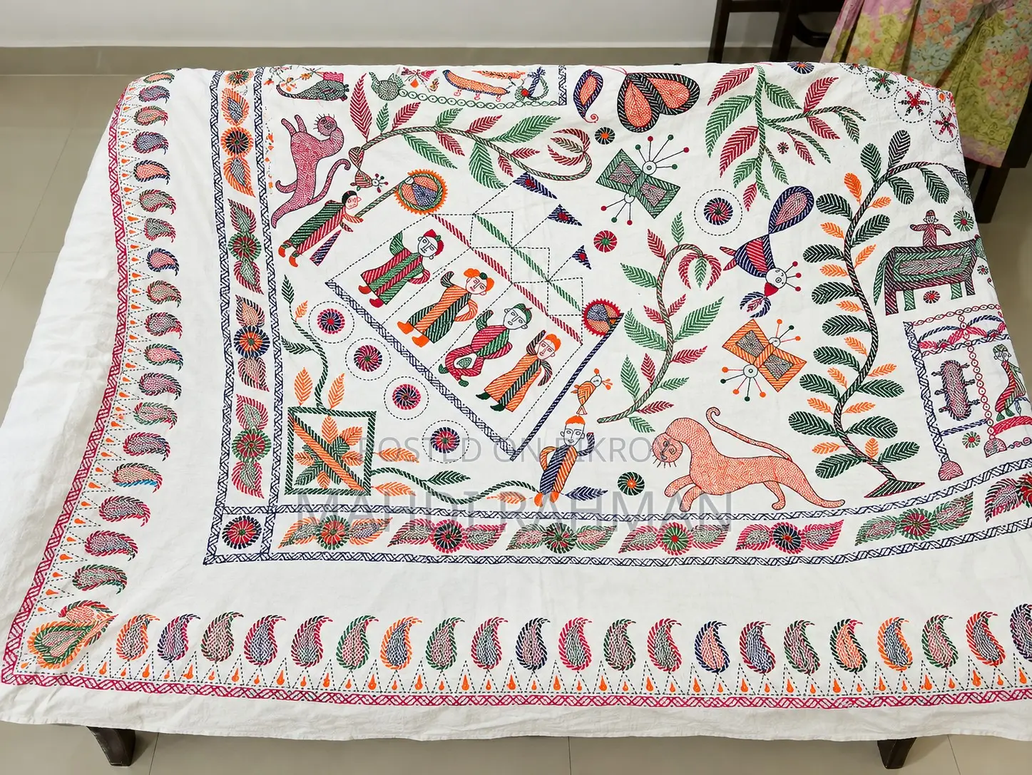 আড়ং অরিজিনাল মুসরি লতা বেড কভার