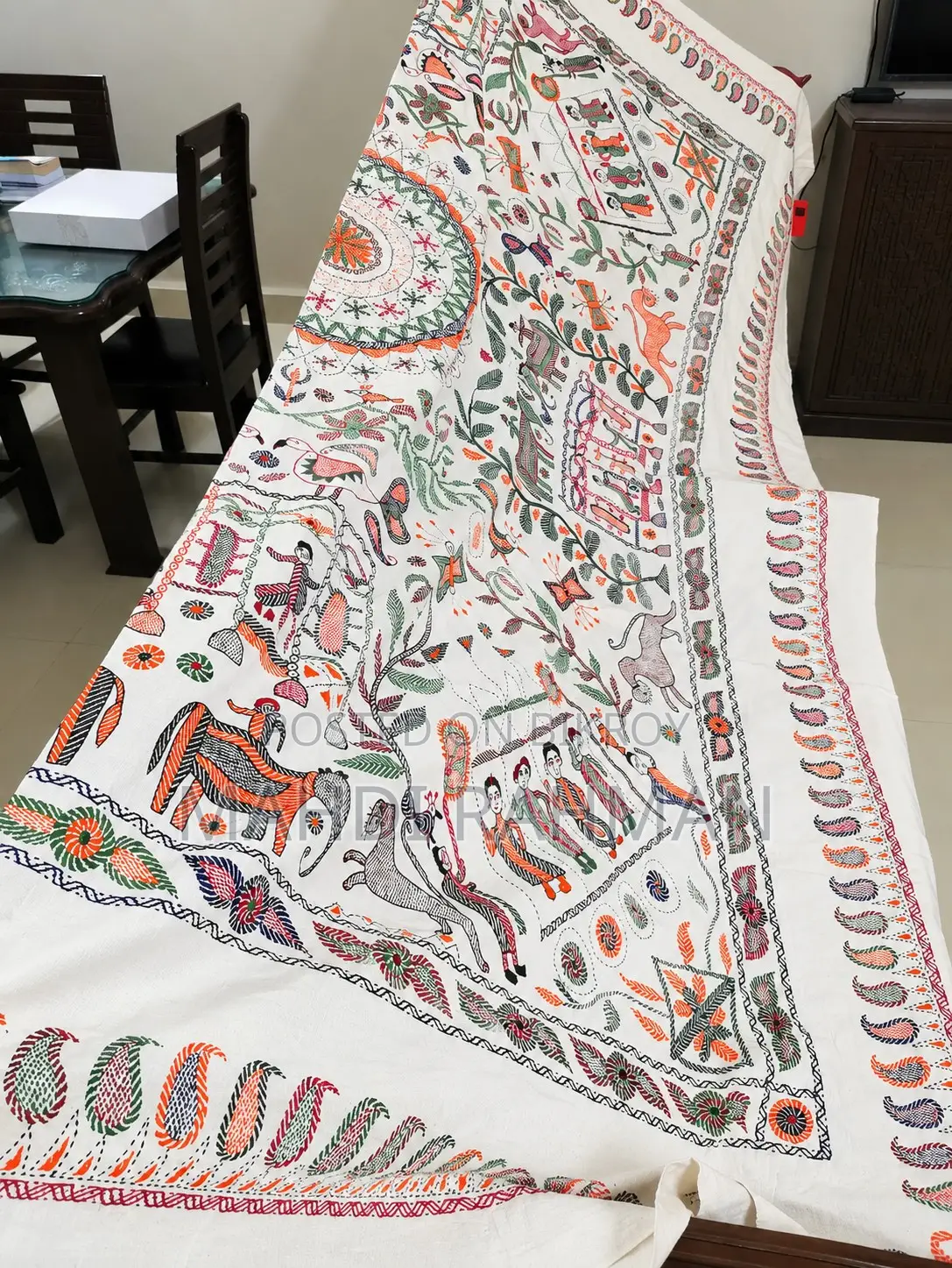 আড়ং অরিজিনাল মুসরি লতা বেড কভার
